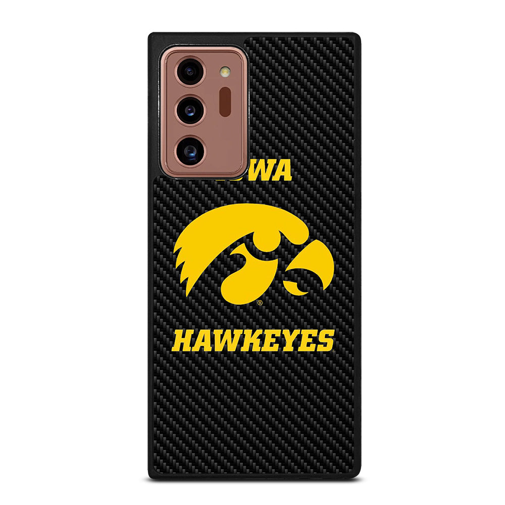 IOWA HAWKEYES CARBON LOGO Samsung Galaxy Note 20 Ultra Case Cover