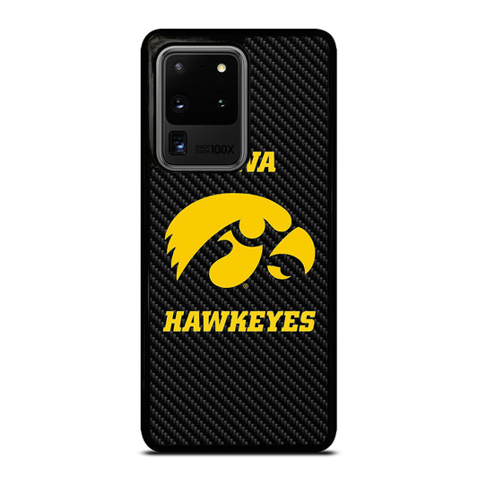 IOWA HAWKEYES CARBON LOGO Samsung Galaxy S20 Ultra Case Cover