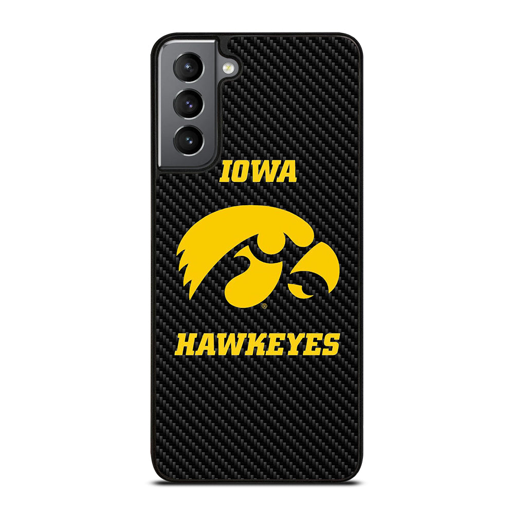 IOWA HAWKEYES CARBON LOGO Samsung Galaxy S21 Plus Case Cover