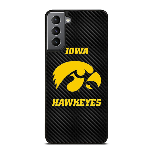 IOWA HAWKEYES CARBON LOGO Samsung Galaxy S21 Plus Case Cover