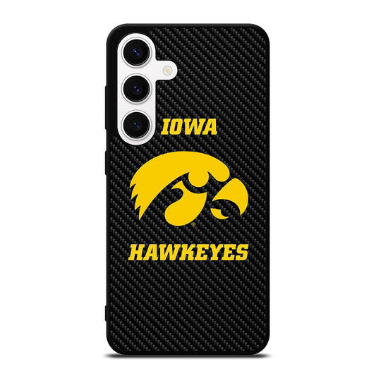 IOWA HAWKEYES CARBON LOGO Samsung Galaxy S24 Case Cover