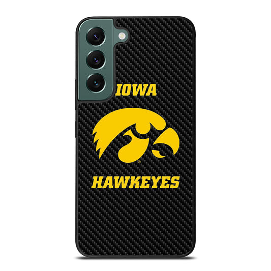 IOWA HAWKEYES CARBON LOGO Samsung Galaxy S22 Case Cover