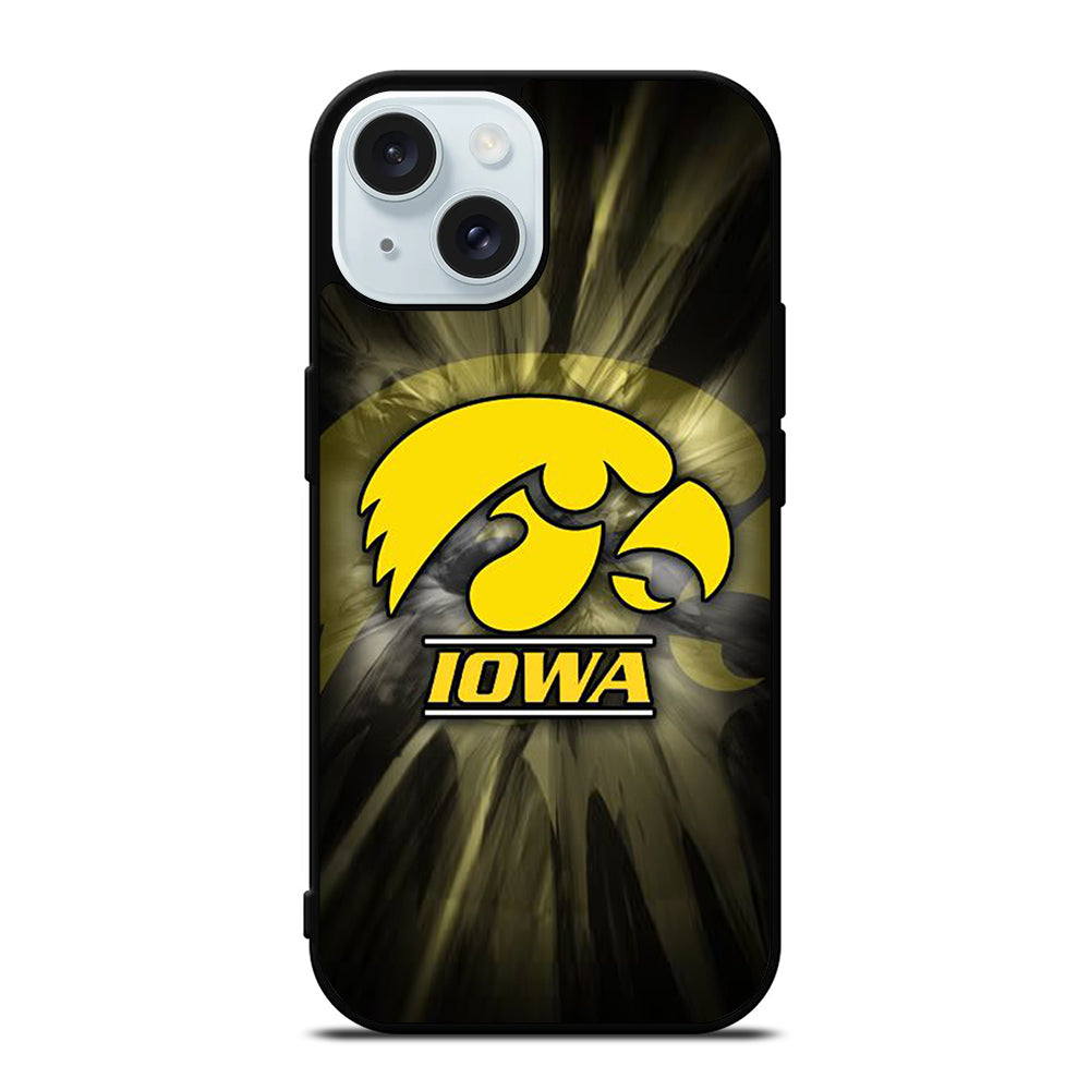 IOWA HAWKEYES SYMBOL iPhone 15 Case Cover
