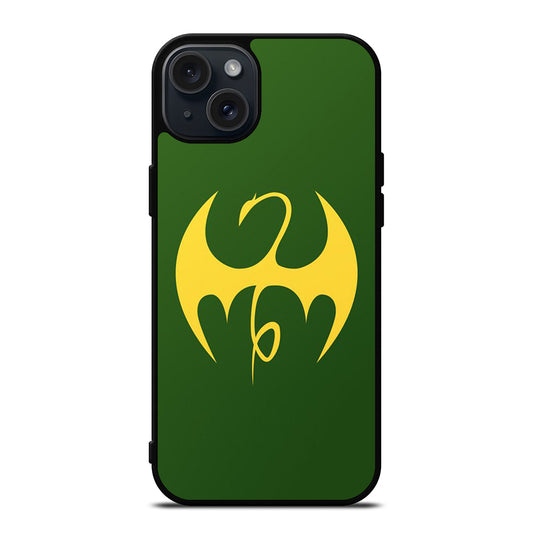 IRON FIST MARVEL LOGO iPhone 15 Plus Case Cover