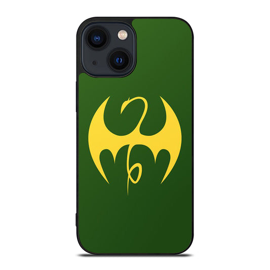 IRON FIST MARVEL LOGO iPhone 14 Plus Case Cover
