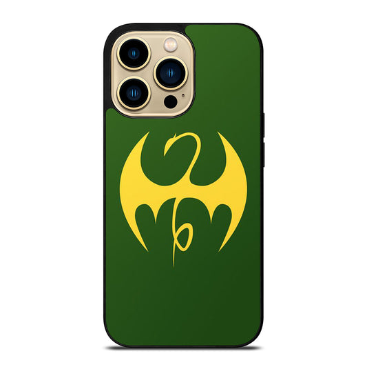 IRON FIST MARVEL LOGO iPhone 14 Pro Max Case Cover