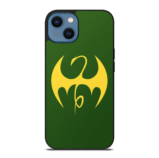 IRON FIST MARVEL LOGO iPhone 14 Case Cover