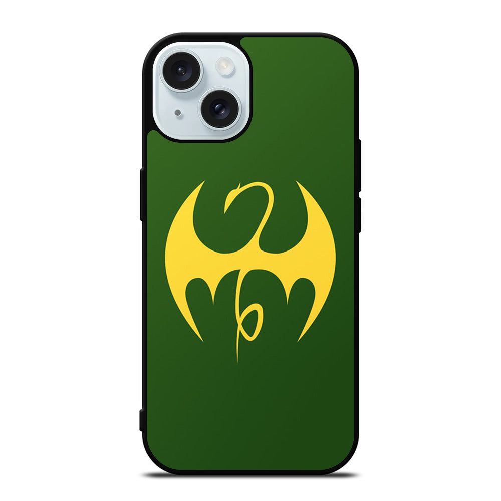 IRON FIST MARVEL LOGO iPhone 15 Case Cover