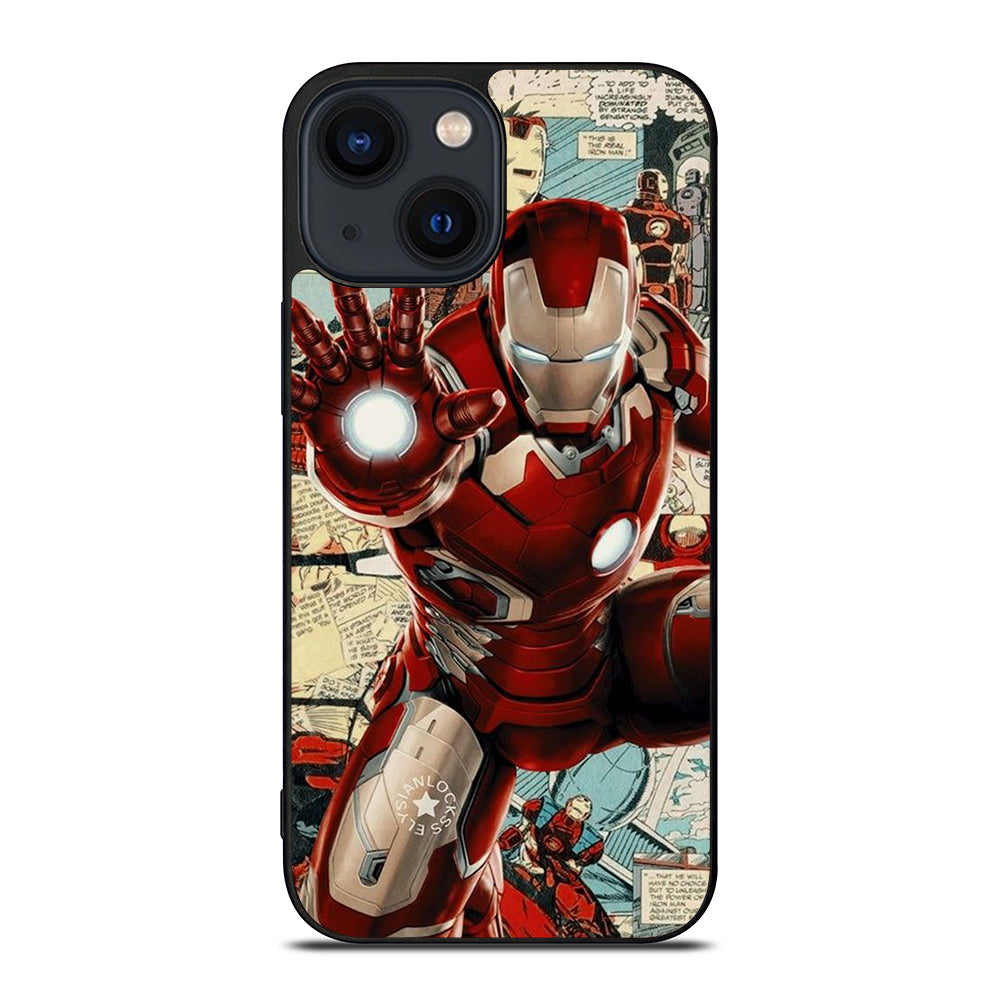 IRON MAN COMIC MARVEL iPhone 14 Plus Case Cover