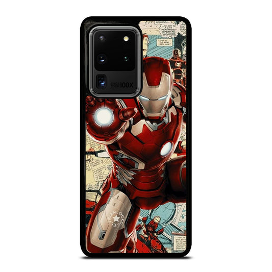 IRON MAN COMIC MARVEL Samsung Galaxy S20 Ultra Case Cover