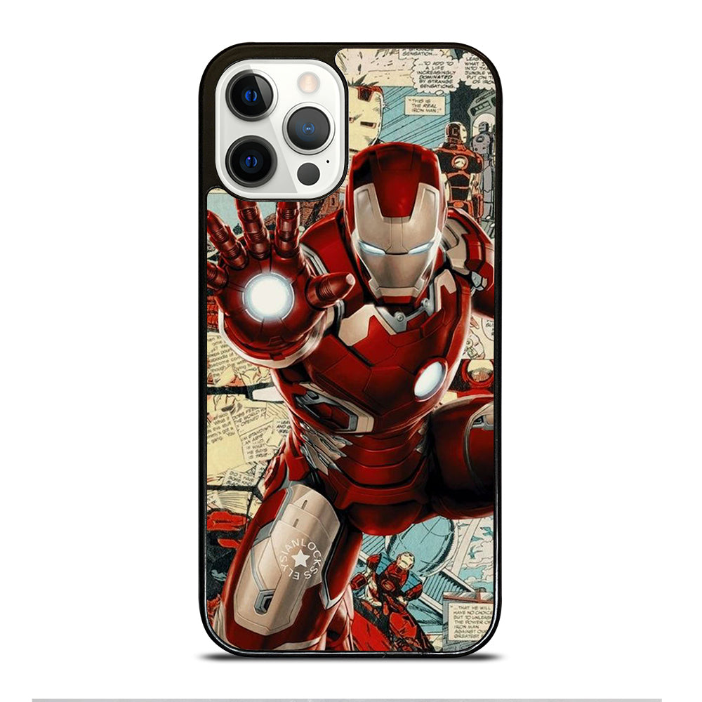 IRON MAN COMIC MARVEL iPhone 12 Pro Case Cover