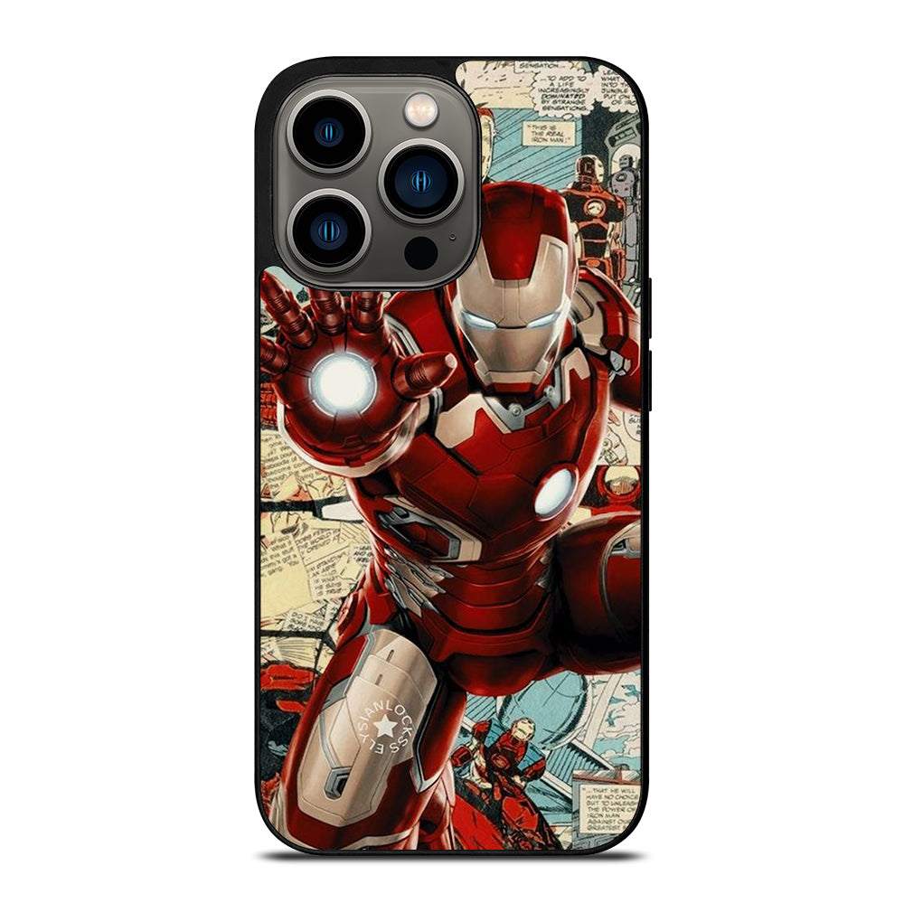 IRON MAN COMIC MARVEL iPhone 13 Pro Case Cover