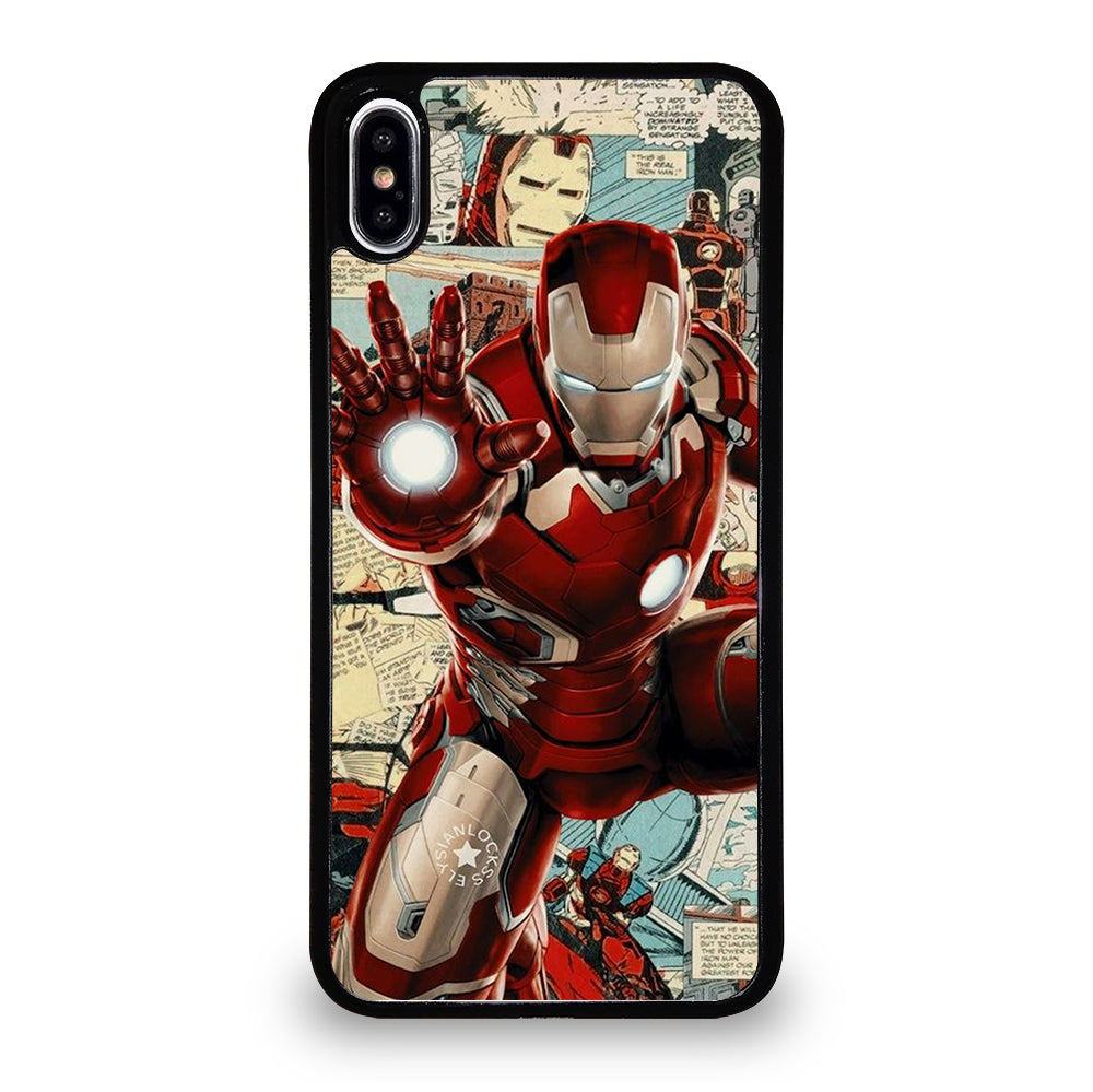 IRON MAN COMIC MARVEL iPhone XS Max Case Cover
