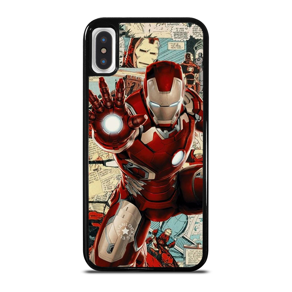 IRON MAN COMIC MARVEL iPhone X / XS Case Cover