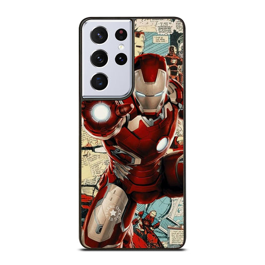 IRON MAN COMIC MARVEL Samsung Galaxy S21 Ultra Case Cover