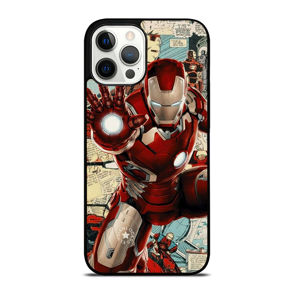 IRON MAN COMIC MARVEL iPhone 12 Pro Max Case Cover