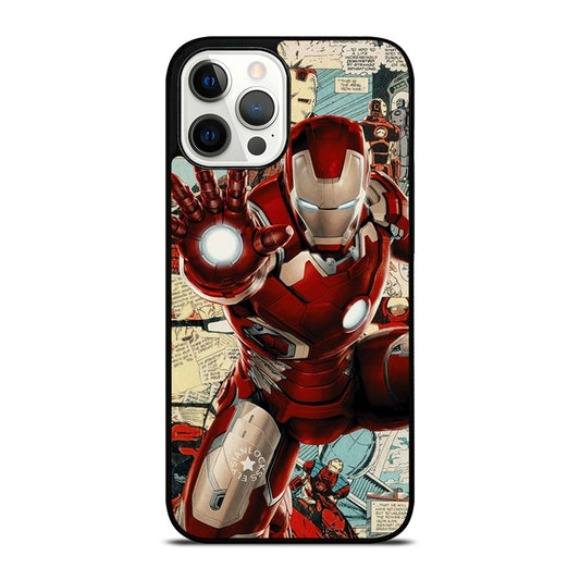 IRON MAN COMIC MARVEL iPhone 12 Pro Max Case Cover
