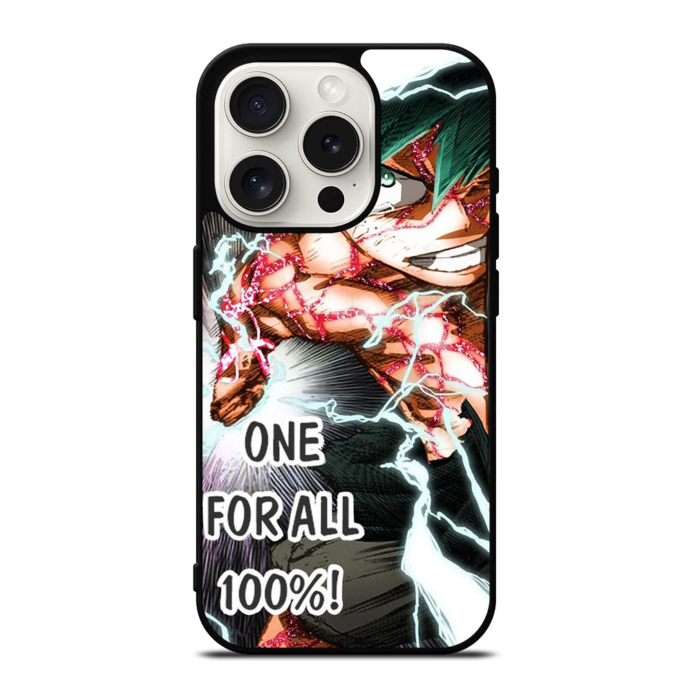IZUKU MIDORIYA MY HERO ACADEMIA ONE FOR ALL iPhone 15 Pro Case Cover