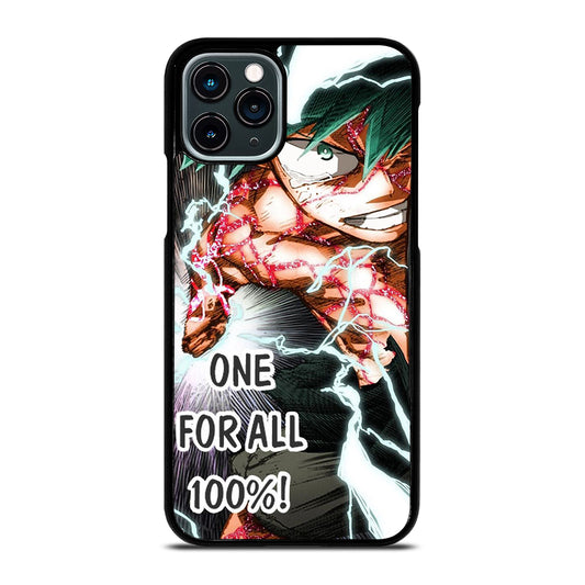 IZUKU MIDORIYA MY HERO ACADEMIA ONE FOR ALL iPhone 11 Pro Case Cover