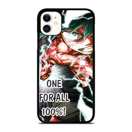 IZUKU MIDORIYA MY HERO ACADEMIA ONE FOR ALL iPhone 11 Case Cover