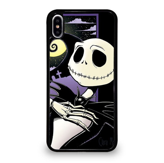 JACK SKELLINGTON NIGHTMARE BEFORE CHRISTMAS CARTOON 2 iPhone XS Max Case Cover
