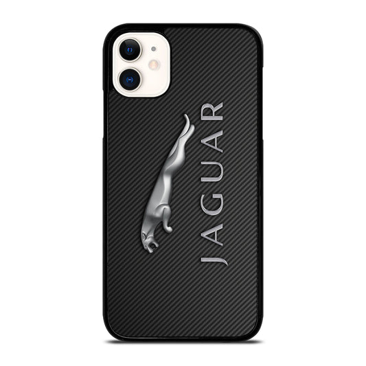 JAGUAR CAR LOGO CARBON iPhone 11 Case Cover