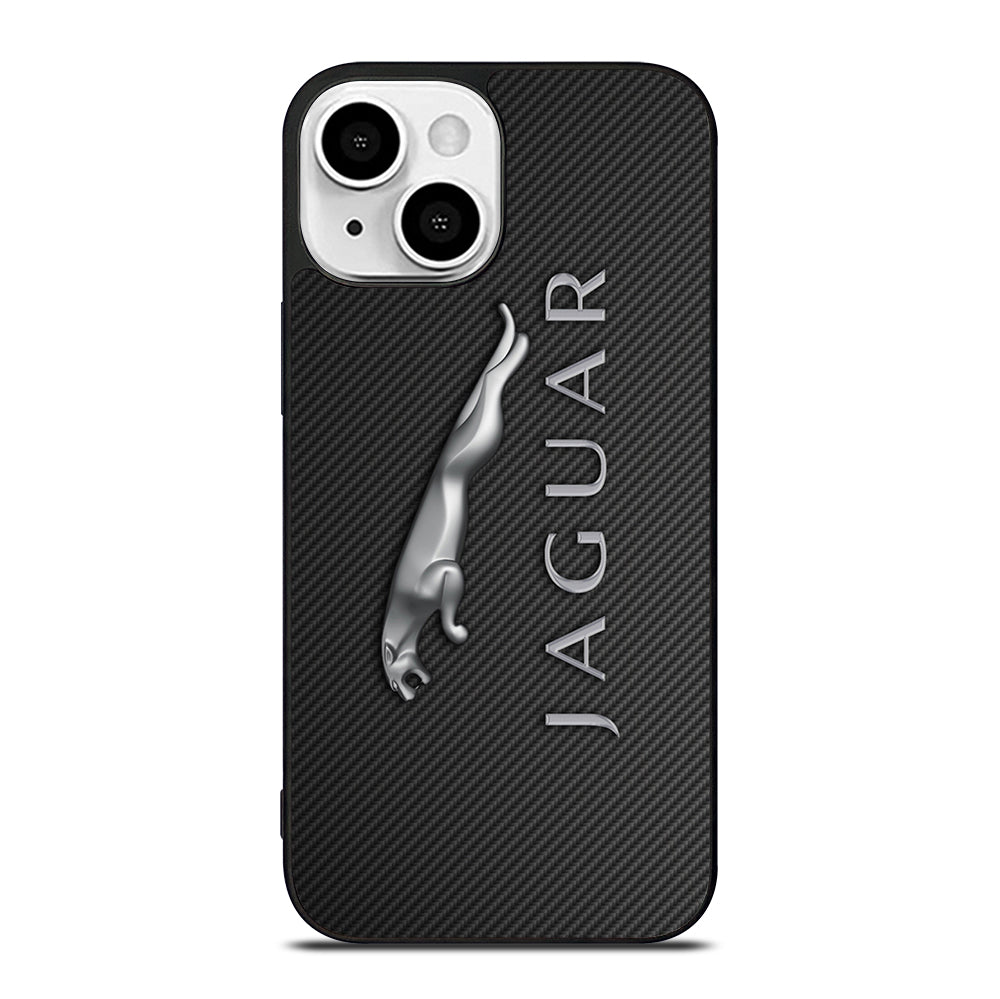 JAGUAR CAR LOGO CARBON iPhone 13 Mini Case Cover