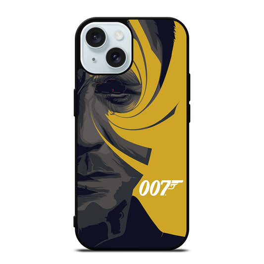 JAMES BOND 007 ART iPhone 15 Case Cover