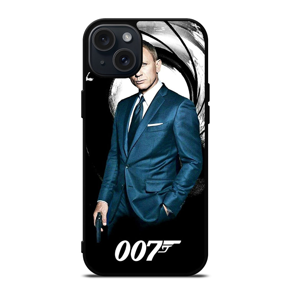 JAMES BOND 007 MOVIE POSTER iPhone 15 Plus Case Cover