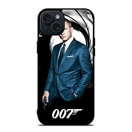 JAMES BOND 007 MOVIE POSTER iPhone 15 Plus Case Cover