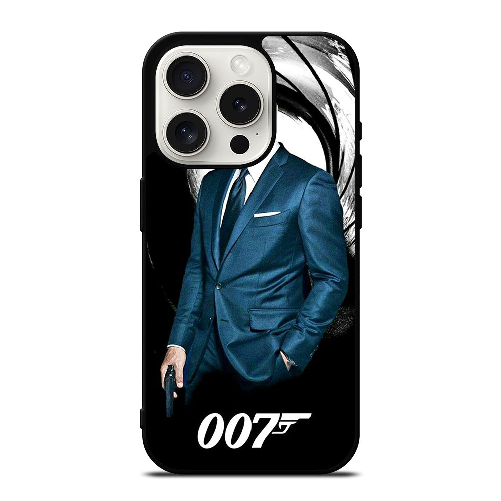 JAMES BOND 007 MOVIE POSTER iPhone 15 Pro Case Cover