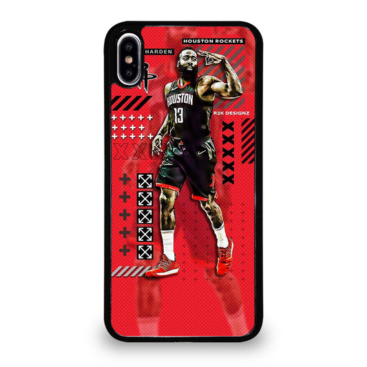 JAMES HARDEN BASKETBALL NBA iPhone XS Max Case Cover