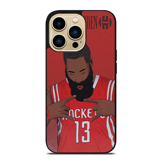 JAMES HARDEN CARTOON iPhone 14 Pro Max Case Cover