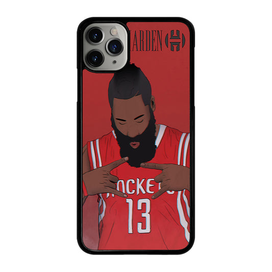 JAMES HARDEN CARTOON iPhone 11 Pro Max Case Cover