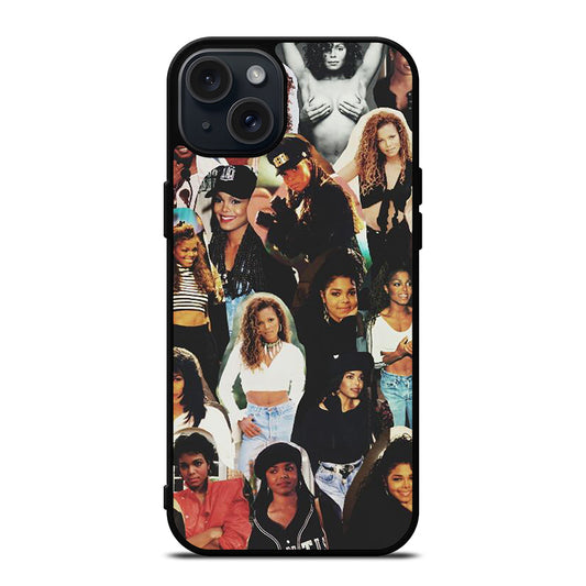 JANET JACKSON COLLAGE iPhone 15 Plus Case Cover