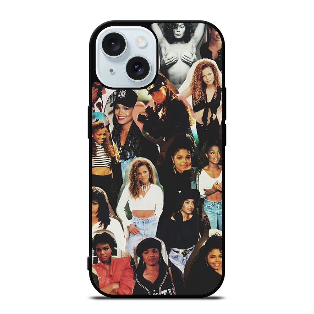 JANET JACKSON COLLAGE iPhone 15 Case Cover