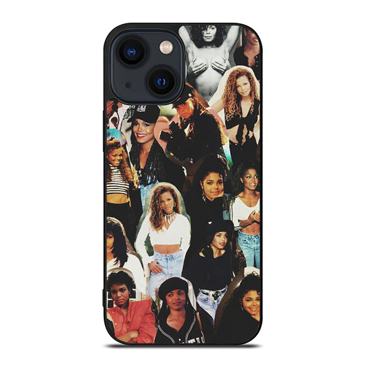 JANET JACKSON COLLAGE iPhone 14 Plus Case Cover