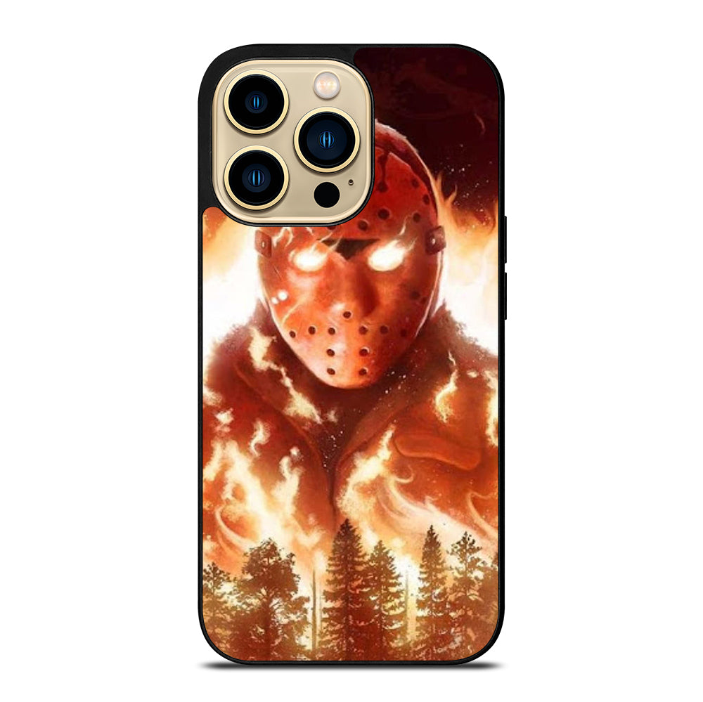 JASON FRIDAY THE 13TH FLAME iPhone 14 Pro Max Case Cover