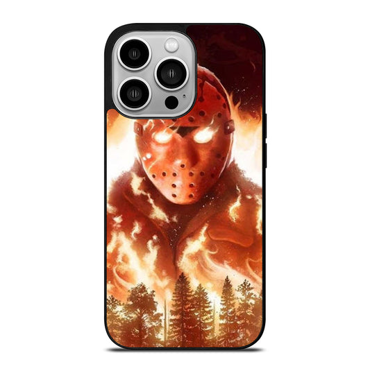 JASON FRIDAY THE 13TH FLAME iPhone 14 Pro Case Cover