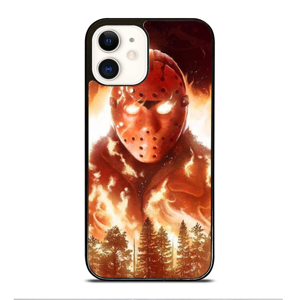 JASON FRIDAY THE 13TH FLAME iPhone 12 Case Cover