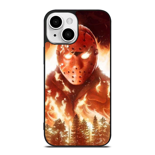JASON FRIDAY THE 13TH FLAME iPhone 13 Mini Case Cover