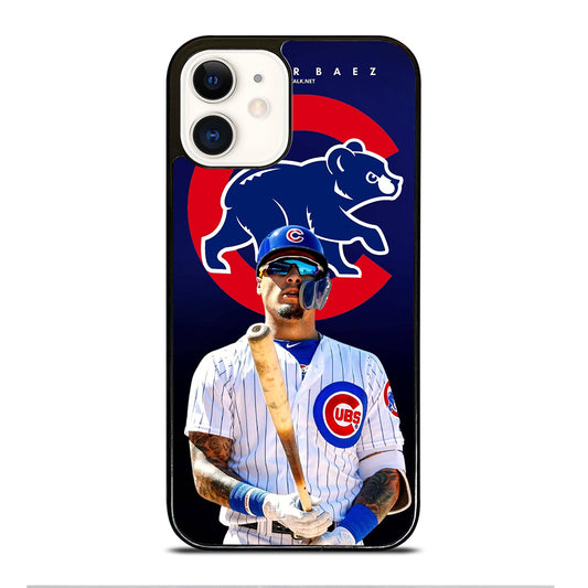 JAVIER BAEZ CHICAGO CUBS BASEBALL MLB iPhone 12 Case Cover