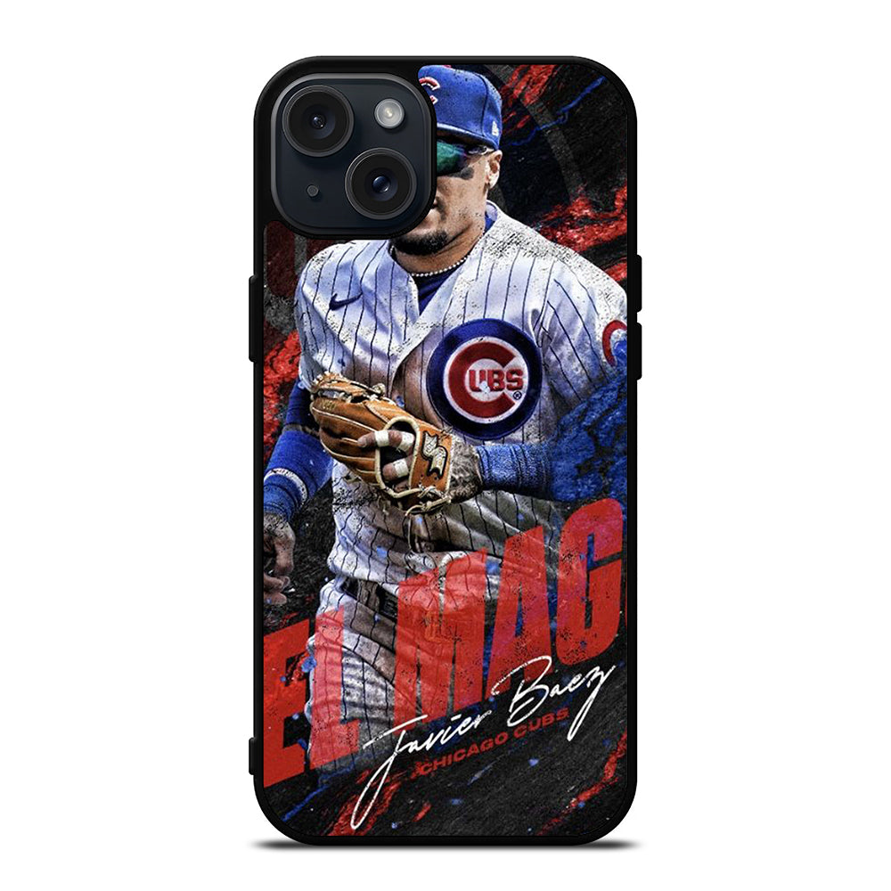 JAVIER BAEZ CHICAGO CUBS BASEBALL MLB 2 iPhone 15 Plus Case Cover