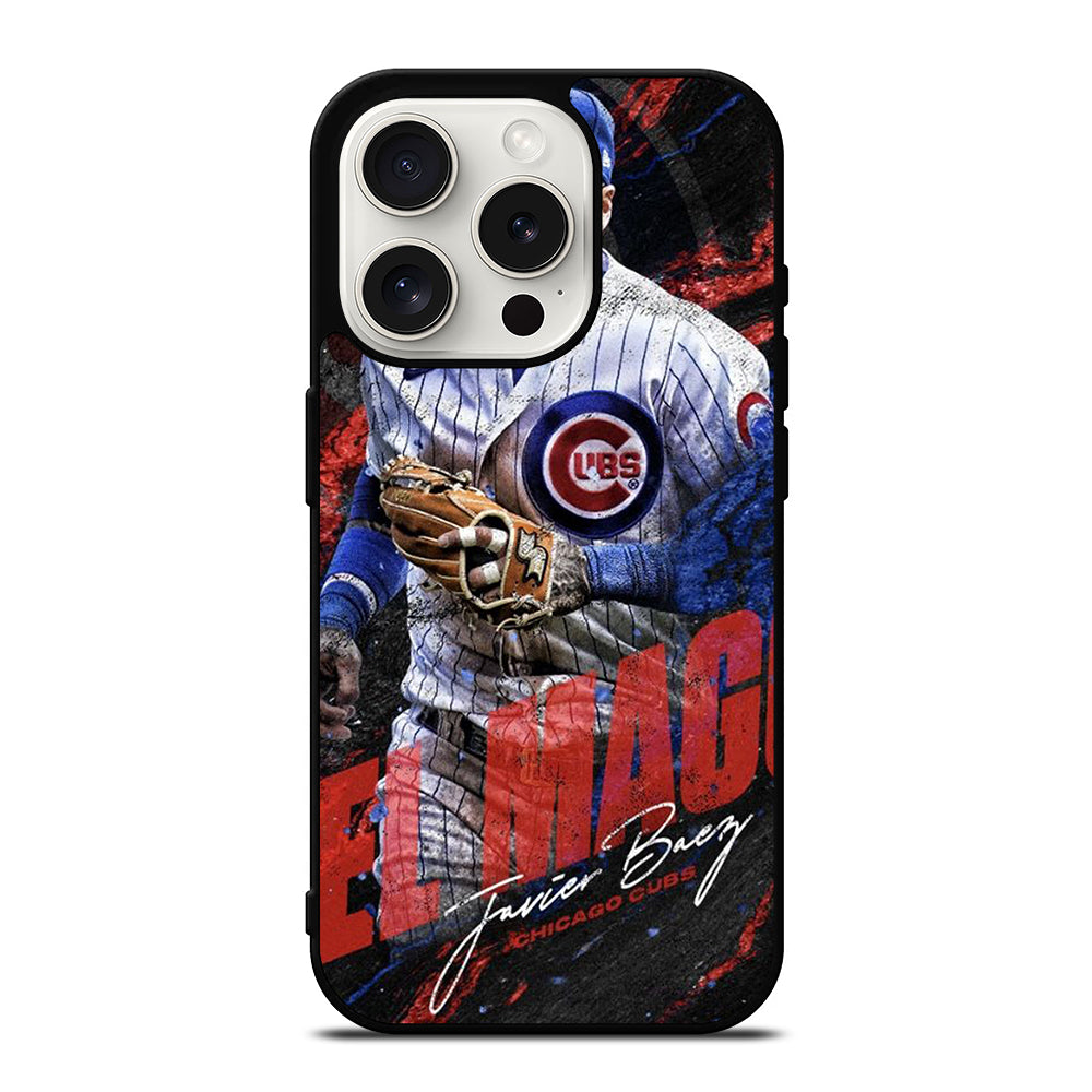 JAVIER BAEZ CHICAGO CUBS BASEBALL MLB 2 iPhone 15 Pro Case Cover