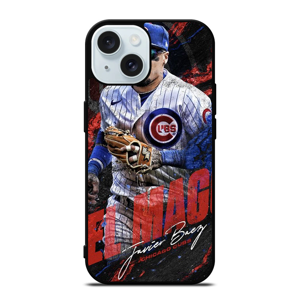 JAVIER BAEZ CHICAGO CUBS BASEBALL MLB 2 iPhone 15 Case Cover