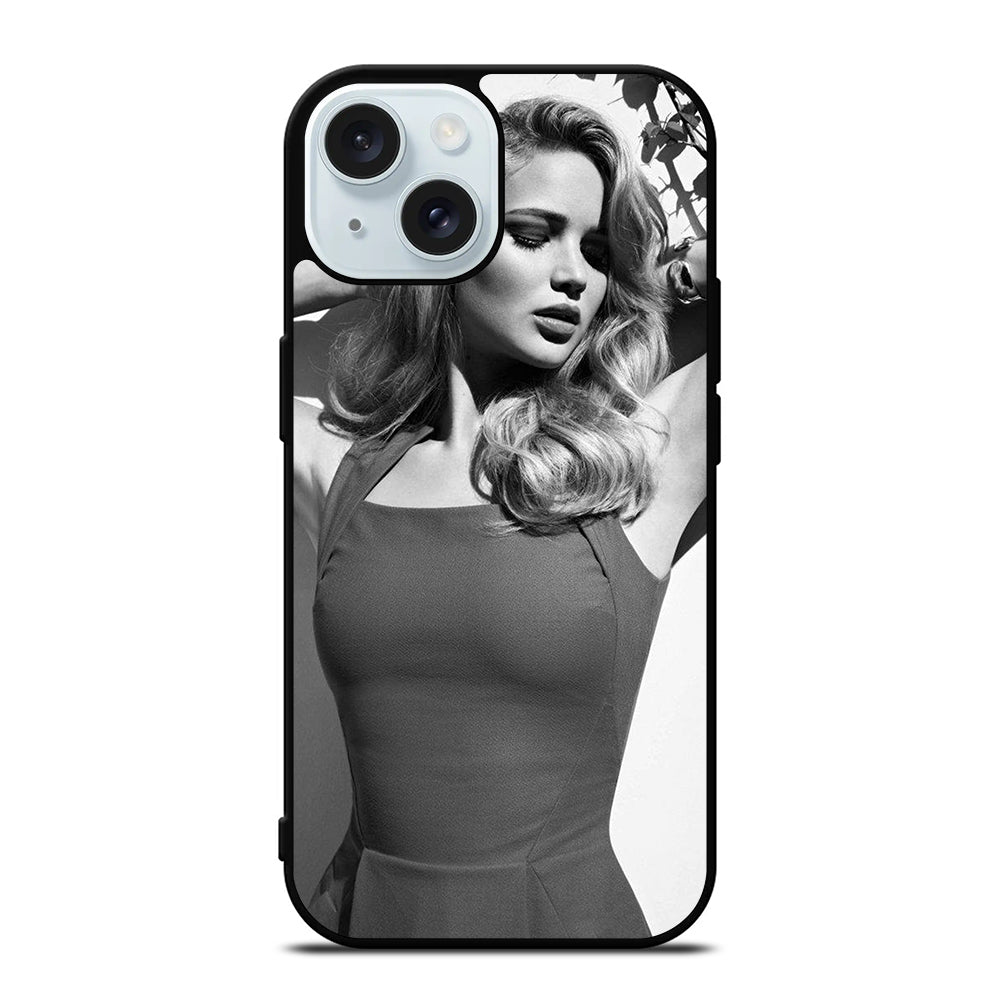 JENNIFER LAWRENCE POSE 2 iPhone 15 Case Cover