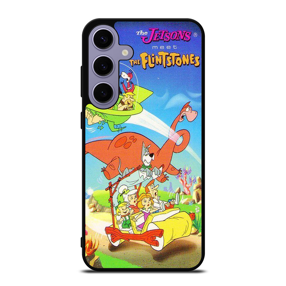 JETSONS MEET FLINTSTONES CARTOON SERIES Samsung Galaxy S24 Plus Case Cover