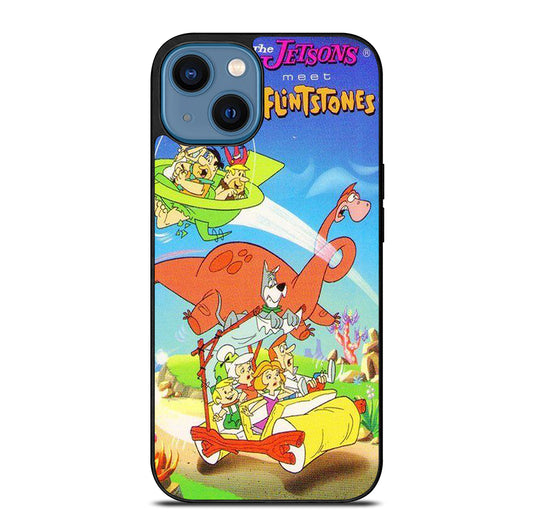 JETSONS MEET FLINTSTONES CARTOON SERIES iPhone 14 Case Cover