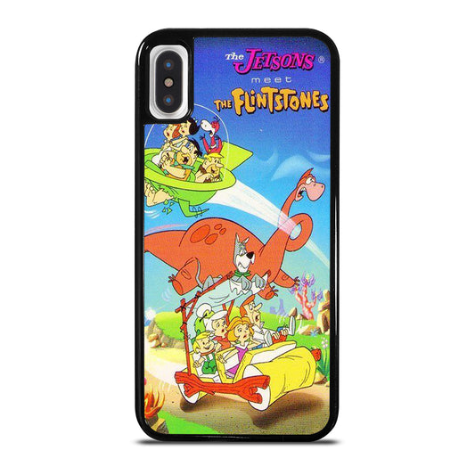 JETSONS MEET FLINTSTONES CARTOON SERIES iPhone X / XS Case Cover
