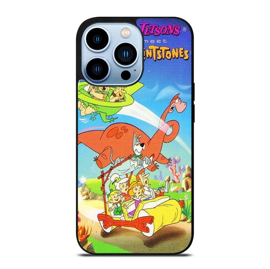 JETSONS MEET FLINTSTONES CARTOON SERIES iPhone 13 Pro Max Case Cover